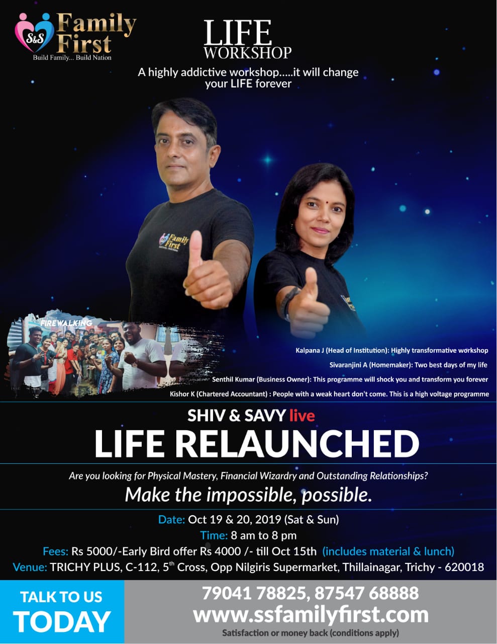 Life Relaunched Workshop